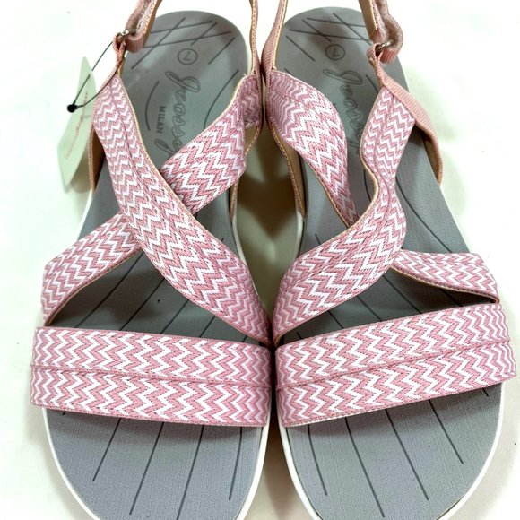 Women's Shoes Sandals Jeossy Milan 7 Pink Espadrilles NEW Platform Comfort Flats - Picture 9 of 9